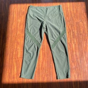 Olive green yoga pants